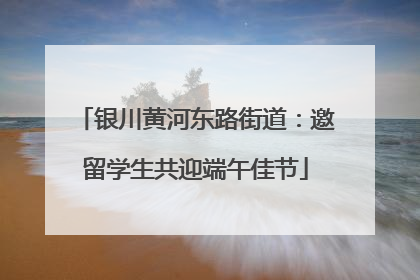 银川黄河东路街道：邀留学生共迎端午佳节