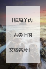 镇原羊肉：舌尖上的文旅名片