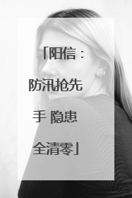阳信：防汛抢先手 隐患全清零