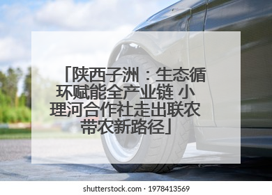 陕西子洲：生态循环赋能全产业链 小理河合作社走出联农带农新路径