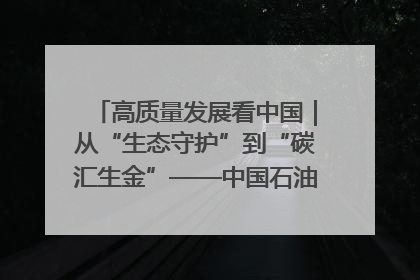 高质量发展看中国｜从“生态守护”到“碳汇生金”——中国石油大庆油田绿色蝶变