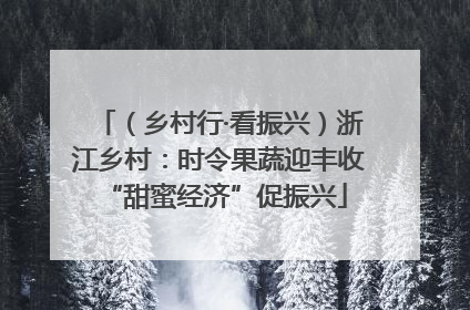 （乡村行·看振兴）浙江乡村：时令果蔬迎丰收 “甜蜜经济”促振兴