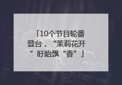 10个节目轮番登台，“茉莉花开”盱眙飘“香”